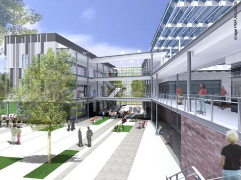 Perspective Illustration of Harbor College