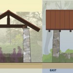 Illustration of Park Shelter Elevation
